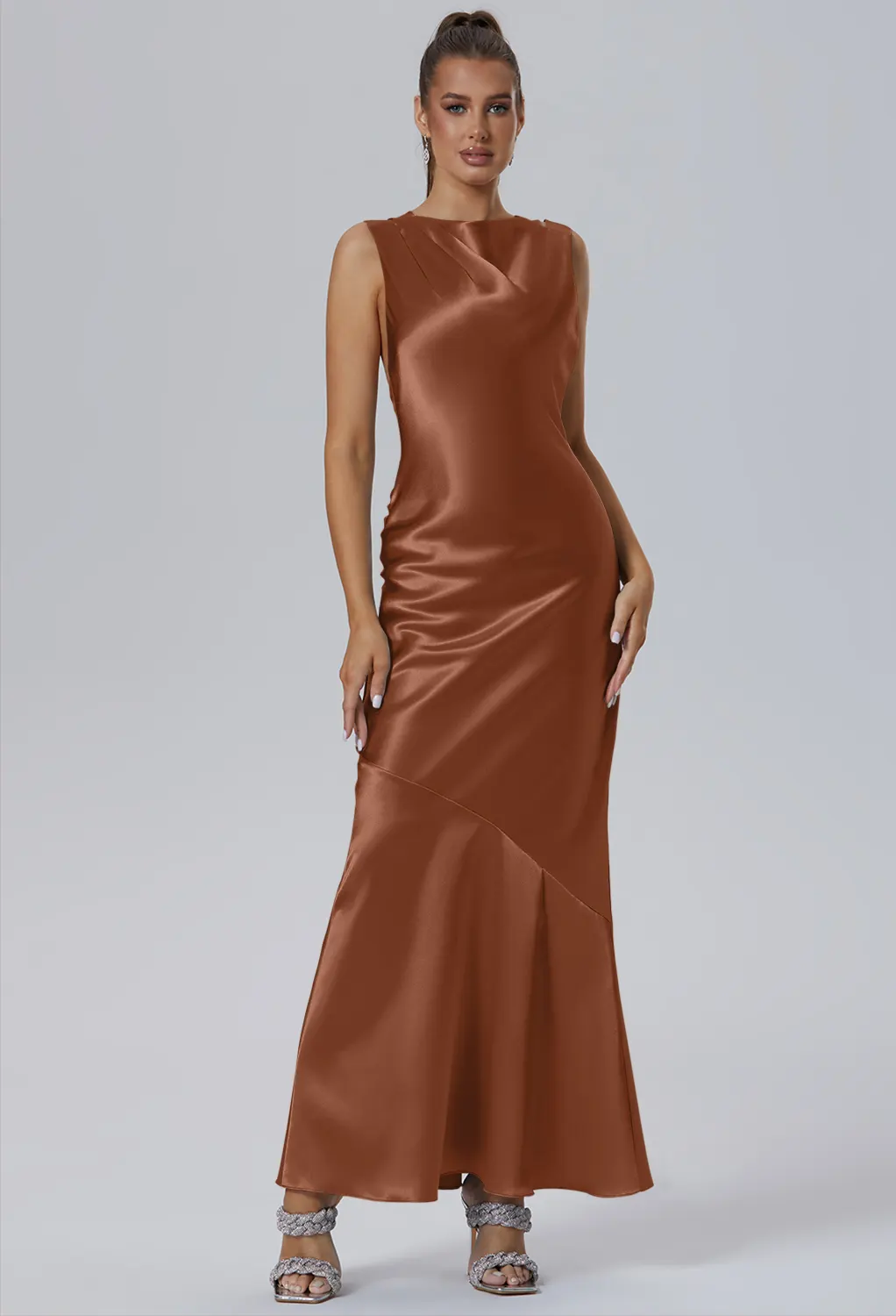 AW Celestia Tan  Wedding Guest Dresses